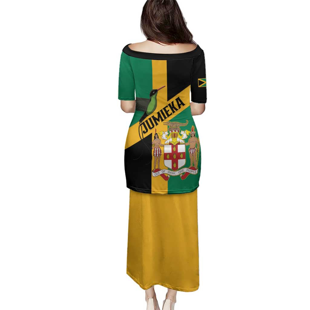 Jamaica Family Matching Puletasi and Hawaiian Shirt 63rd Anniversary Independence Day