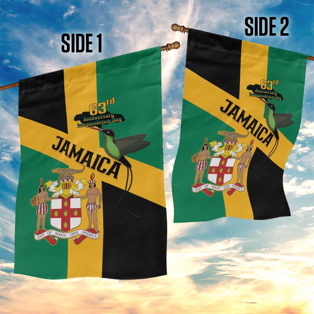 Jamaica Garden Flag 63rd Anniversary Independence Day