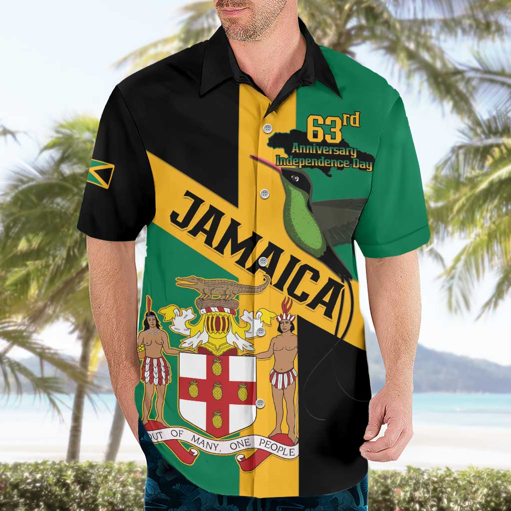Jamaica Hawaiian Shirt 63rd Anniversary Independence Day