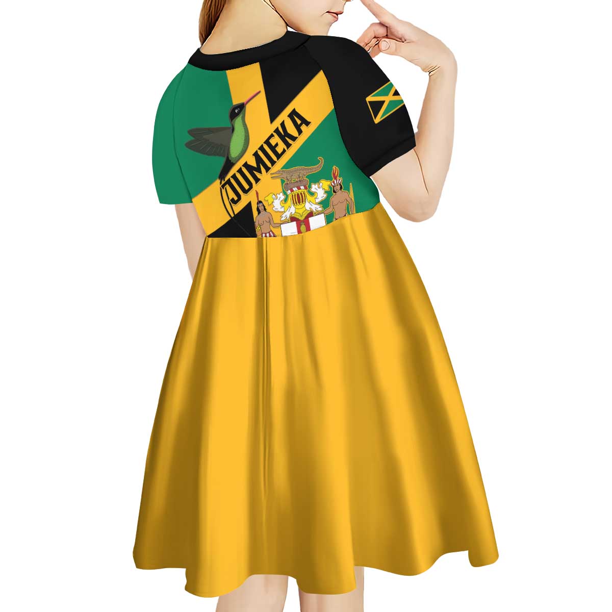 Jamaica Kid Short Sleeve Dress 63rd Anniversary Independence Day