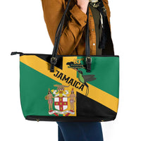 Jamaica Leather Tote Bag 63rd Anniversary Independence Day