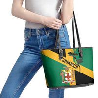 Jamaica Leather Tote Bag 63rd Anniversary Independence Day
