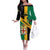 Jamaica Off The Shoulder Long Sleeve Dress 63rd Anniversary Independence Day