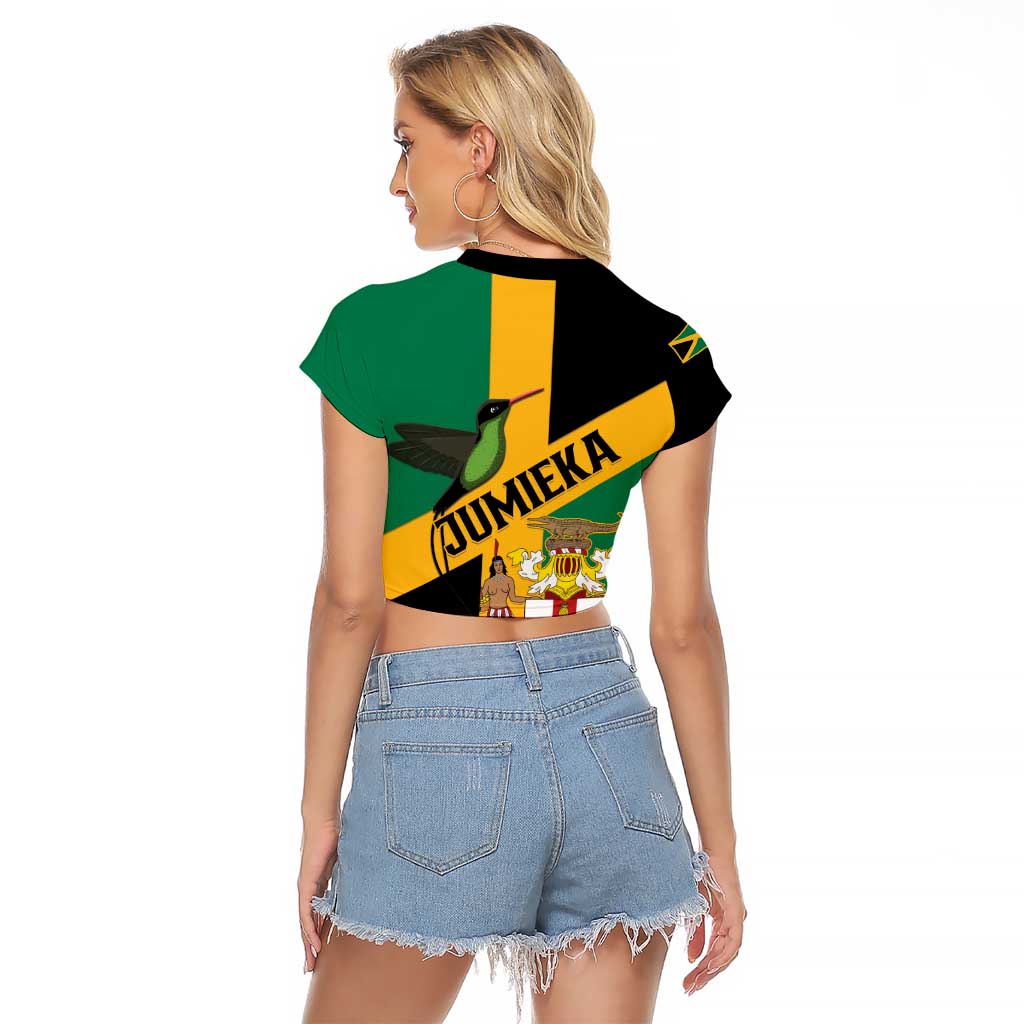 Jamaica Raglan Cropped T Shirt 63rd Anniversary Independence Day