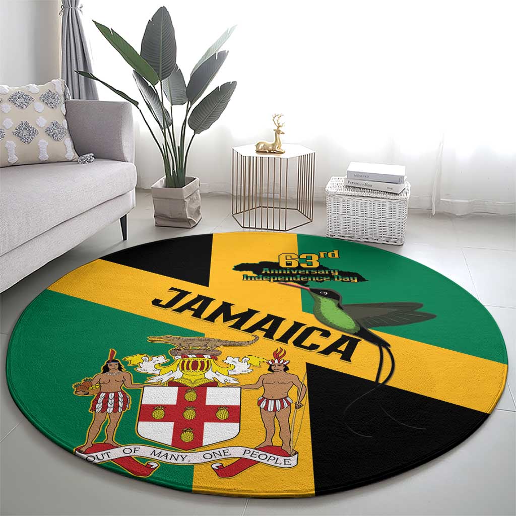 Jamaica Round Carpet 63rd Anniversary Independence Day
