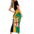 Jamaica Short Sleeve Bodycon Dress 63rd Anniversary Independence Day
