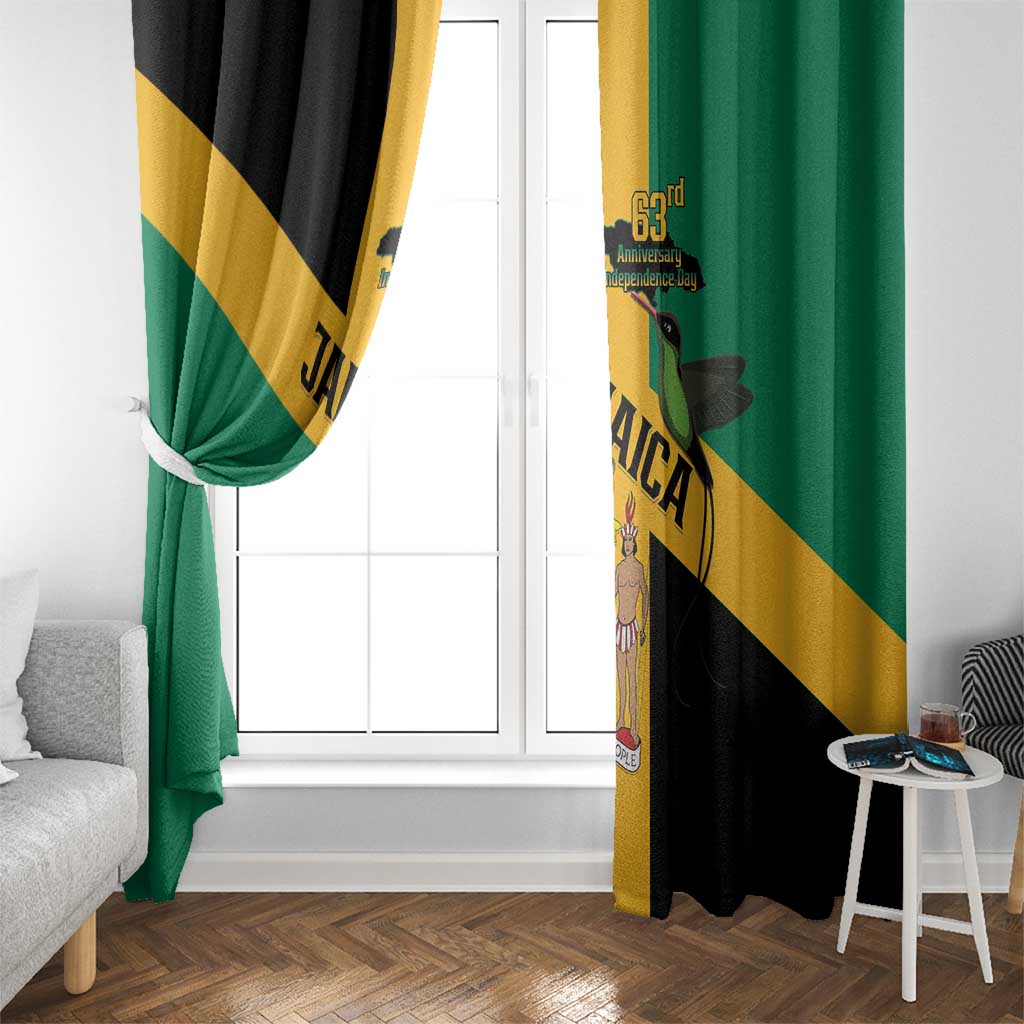 Jamaica Window Curtain 63rd Anniversary Independence Day