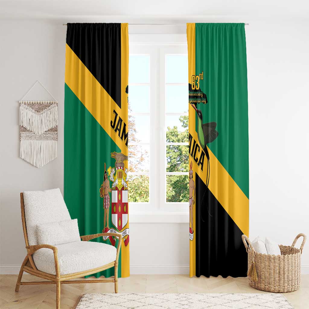 Jamaica Window Curtain 63rd Anniversary Independence Day