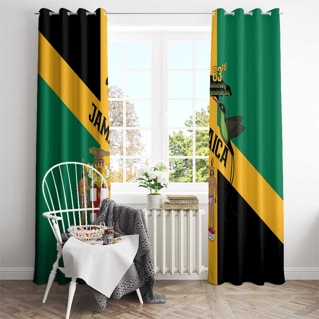 Jamaica Window Curtain 63rd Anniversary Independence Day