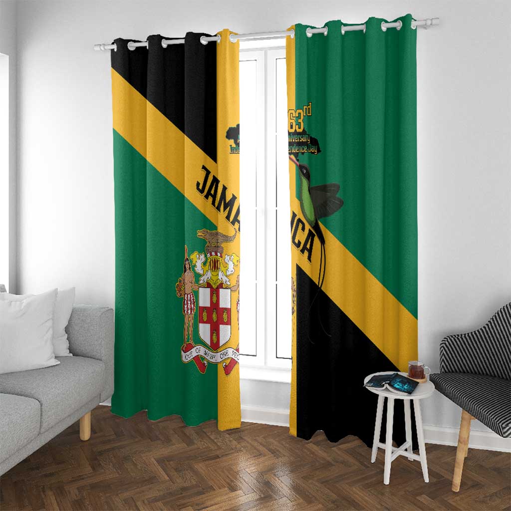 Jamaica Window Curtain 63rd Anniversary Independence Day