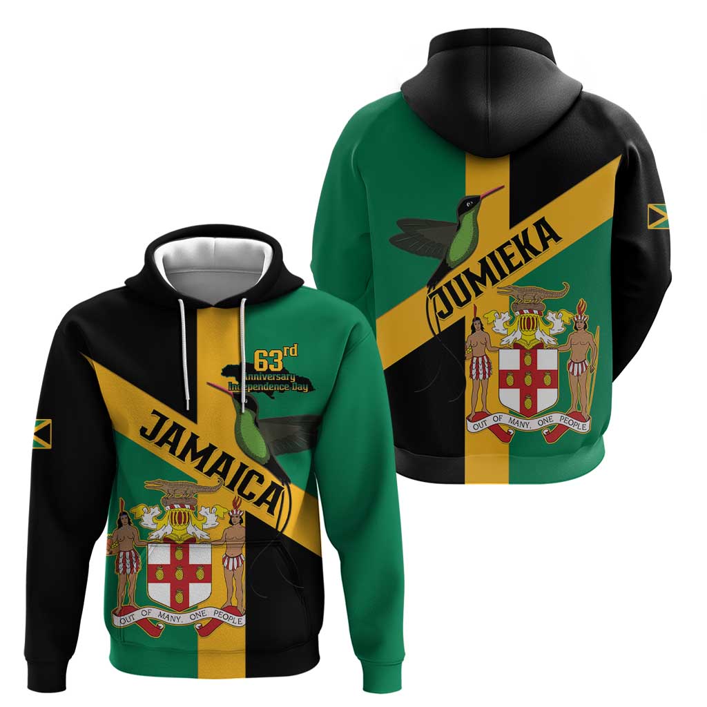 Jamaica Zip Hoodie 63rd Anniversary Independence Day