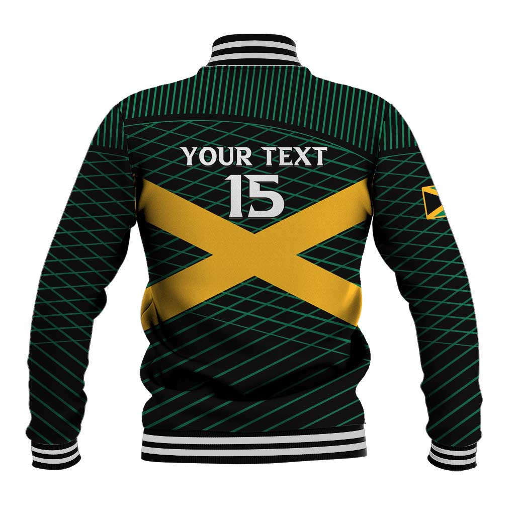 Jamaica Rugby Custom Baseball Jacket Go Jamaica Crocs Go