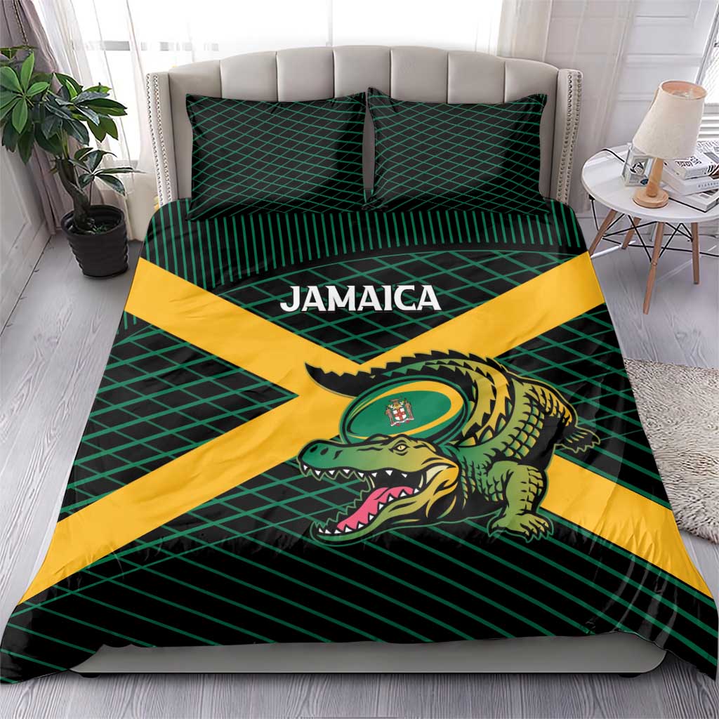 Jamaica Rugby Bedding Set Go Jamaica Crocs Go