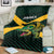 Jamaica Rugby Blanket Go Jamaica Crocs Go