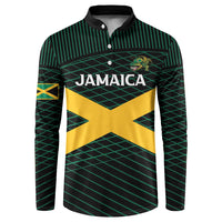 Jamaica Rugby Custom Button Sweatshirt Go Jamaica Crocs Go