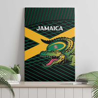 Jamaica Rugby Canvas Wall Art Go Jamaica Crocs Go