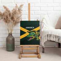 Jamaica Rugby Canvas Wall Art Go Jamaica Crocs Go