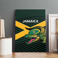 Jamaica Rugby Canvas Wall Art Go Jamaica Crocs Go