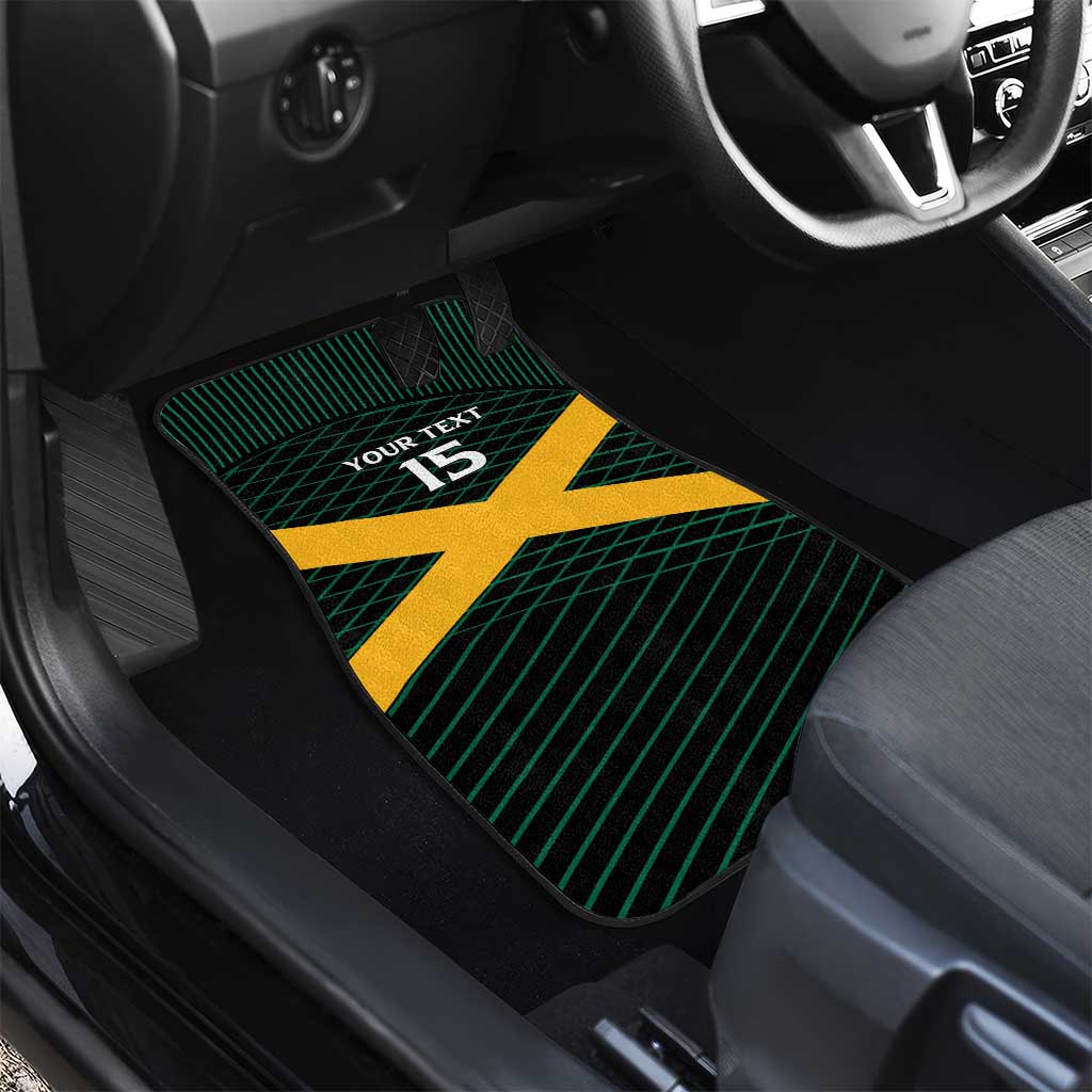 Jamaica Rugby Car Mats Go Jamaica Crocs Go