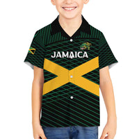 Jamaica Rugby Custom Family Matching Long Sleeve Bodycon Dress and Hawaiian Shirt Go Jamaica Crocs Go