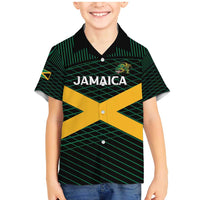 Jamaica Rugby Custom Family Matching Mermaid Dress and Hawaiian Shirt Go Jamaica Crocs Go