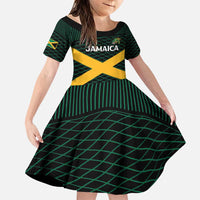Jamaica Rugby Custom Family Matching Puletasi and Hawaiian Shirt Go Jamaica Crocs Go