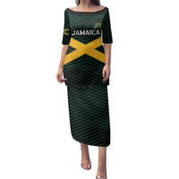 Jamaica Rugby Custom Family Matching Puletasi and Hawaiian Shirt Go Jamaica Crocs Go