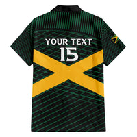 Jamaica Rugby Custom Family Matching Short Sleeve Bodycon Dress and Hawaiian Shirt Go Jamaica Crocs Go