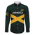 Jamaica Rugby Custom Family Matching Short Sleeve Bodycon Dress and Hawaiian Shirt Go Jamaica Crocs Go
