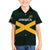 Jamaica Rugby Custom Family Matching Short Sleeve Bodycon Dress and Hawaiian Shirt Go Jamaica Crocs Go
