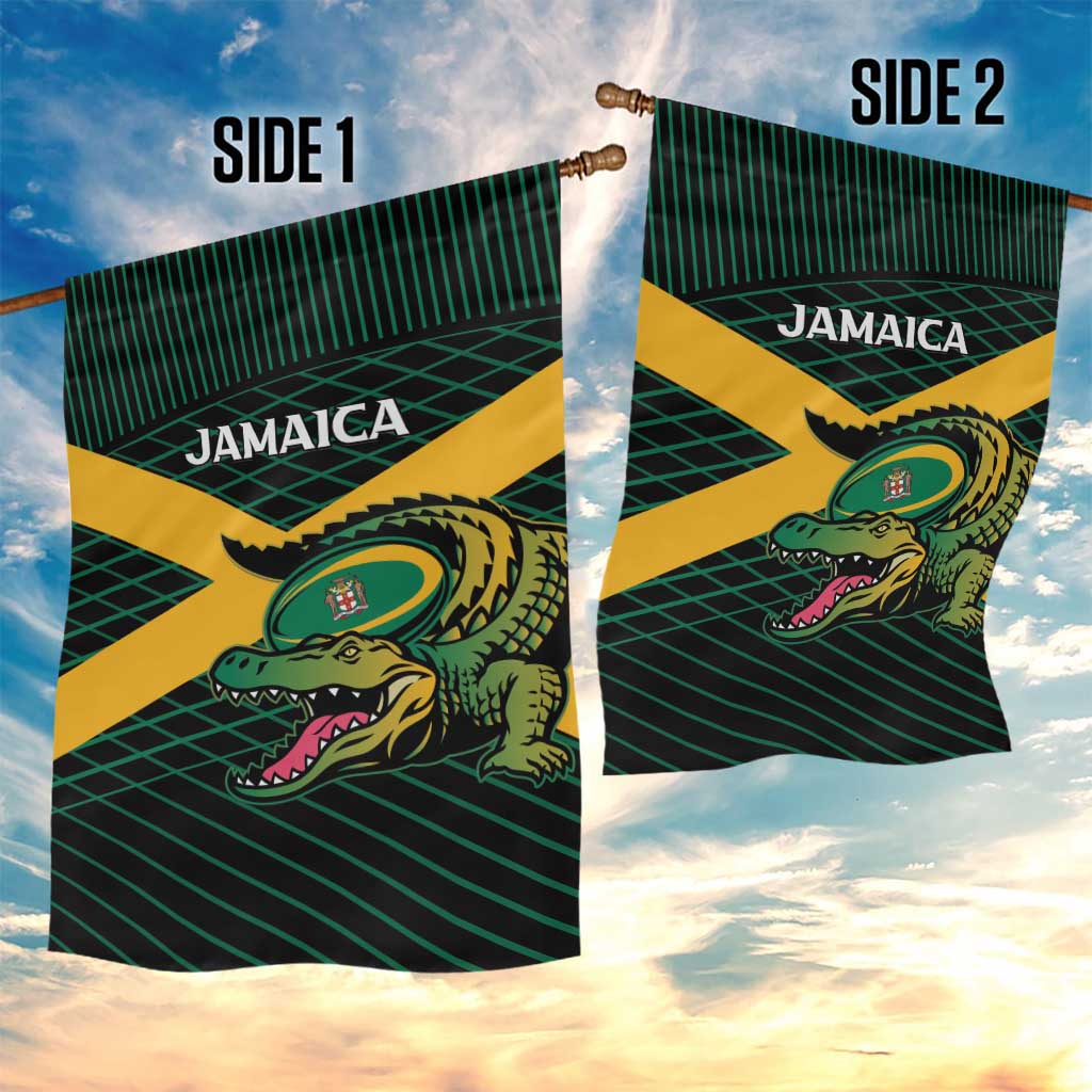 Jamaica Rugby Garden Flag Go Jamaica Crocs Go
