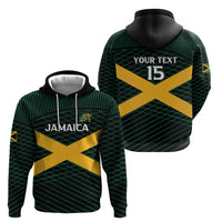 Jamaica Rugby Custom Hoodie Go Jamaica Crocs Go