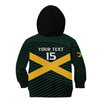 Jamaica Rugby Custom Kid Hoodie Go Jamaica Crocs Go