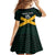 Jamaica Rugby Custom Kid Short Sleeve Dress Go Jamaica Crocs Go