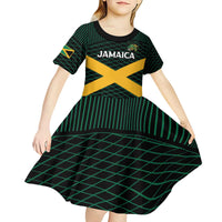 Jamaica Rugby Custom Kid Short Sleeve Dress Go Jamaica Crocs Go