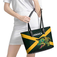 Jamaica Rugby Leather Tote Bag Go Jamaica Crocs Go