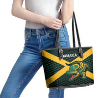Jamaica Rugby Leather Tote Bag Go Jamaica Crocs Go