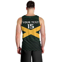 Jamaica Rugby Custom Men Tank Top Go Jamaica Crocs Go