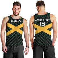 Jamaica Rugby Custom Men Tank Top Go Jamaica Crocs Go