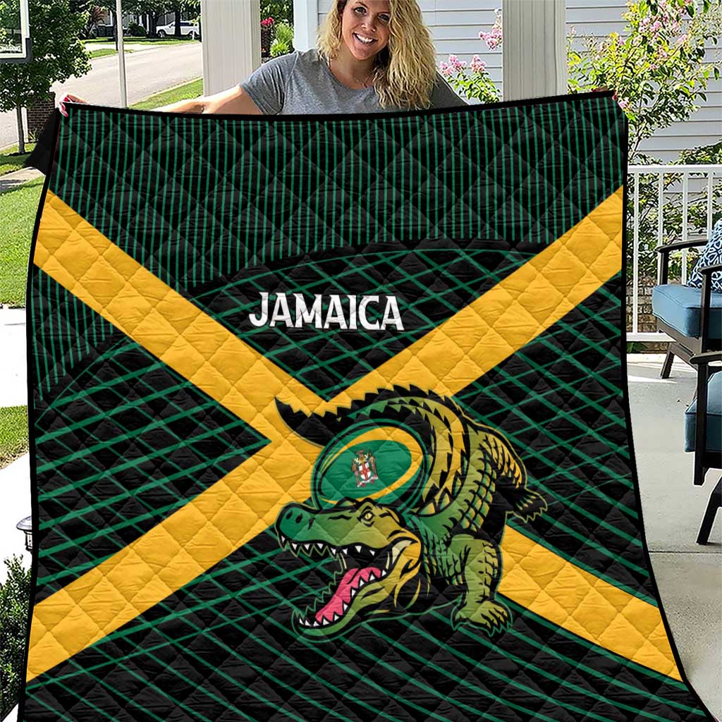 Jamaica Rugby Quilt Go Jamaica Crocs Go