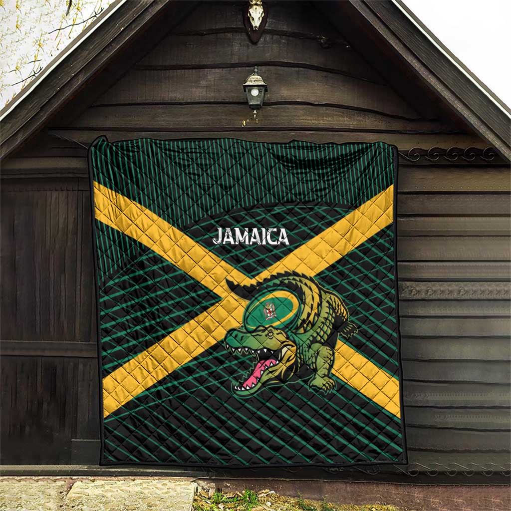 Jamaica Rugby Quilt Go Jamaica Crocs Go
