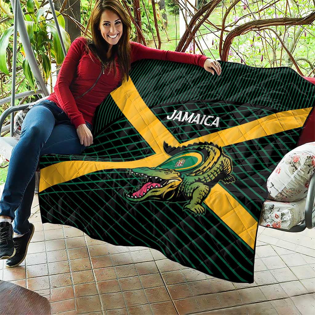 Jamaica Rugby Quilt Go Jamaica Crocs Go
