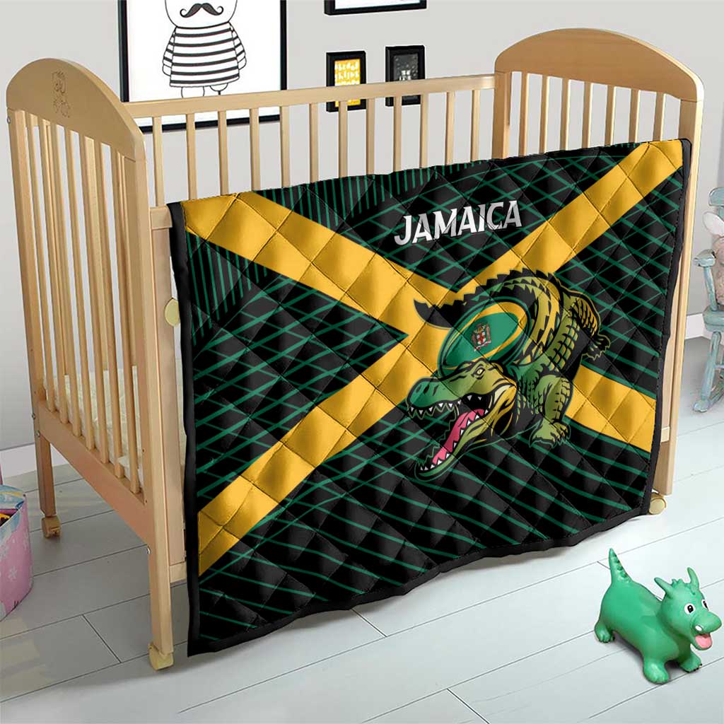 Jamaica Rugby Quilt Go Jamaica Crocs Go