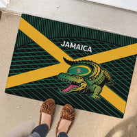 Jamaica Rugby Rubber Doormat Go Jamaica Crocs Go