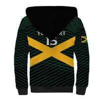 Jamaica Rugby Custom Sherpa Hoodie Go Jamaica Crocs Go
