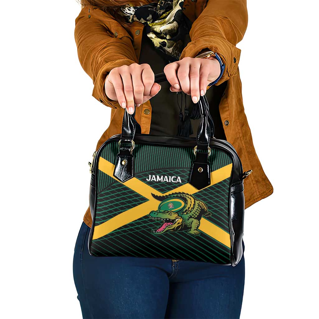 Jamaica Rugby Shoulder Handbag Go Jamaica Crocs Go
