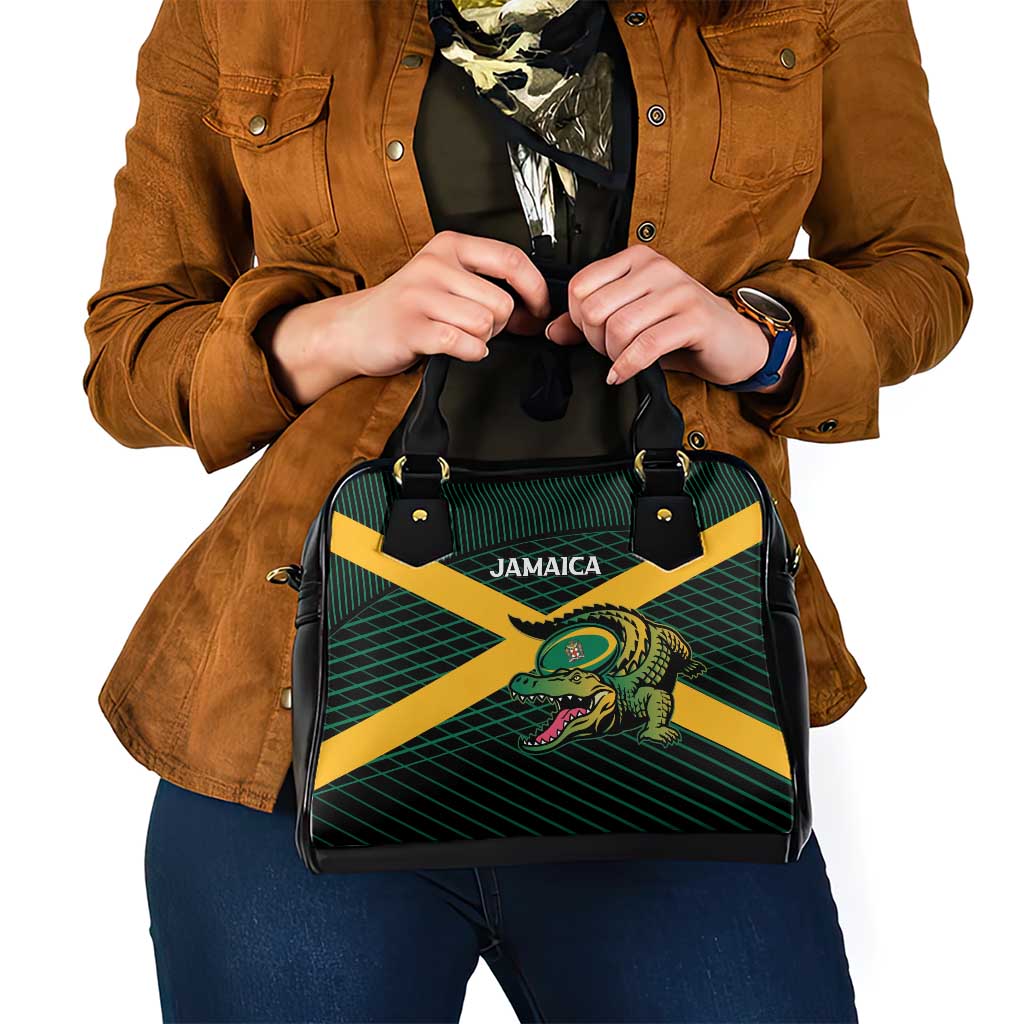 Jamaica Rugby Shoulder Handbag Go Jamaica Crocs Go