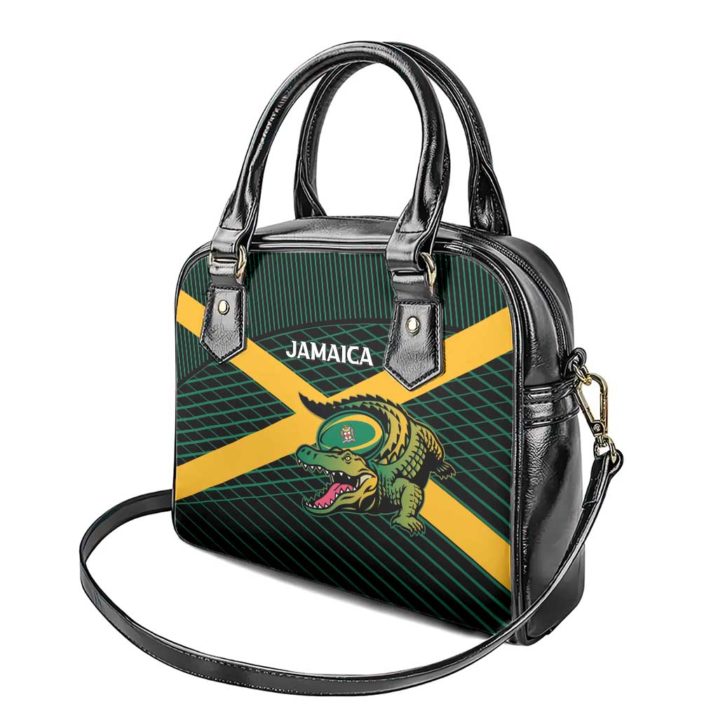 Jamaica Rugby Shoulder Handbag Go Jamaica Crocs Go