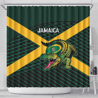Jamaica Rugby Shower Curtain Go Jamaica Crocs Go