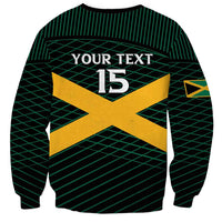 Jamaica Rugby Custom Sweatshirt Go Jamaica Crocs Go